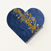 Notitieboek met spiraalvormige kruid (Achterkant)