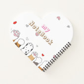 Notitieboek met spiraalvormige kruid (Achterkant)