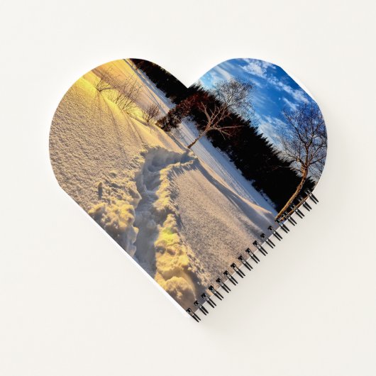 Notitieboek met spiraalvormige kruid (Achterkant)