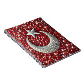 Notitieboek met Turkse kleuren Abstract Design (Rechterzijde)