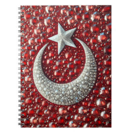 Notitieboek met Turkse kleuren Abstract Design