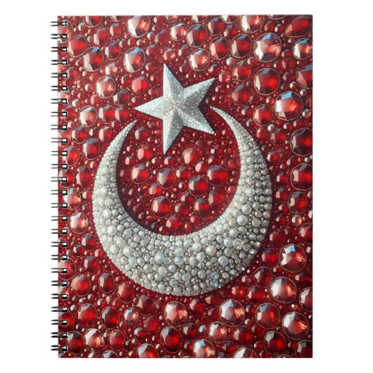 Notitieboek met Turkse kleuren Abstract Design (Voorkant)