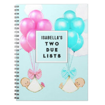 Notitieboek met twins Zwangerschap Planner