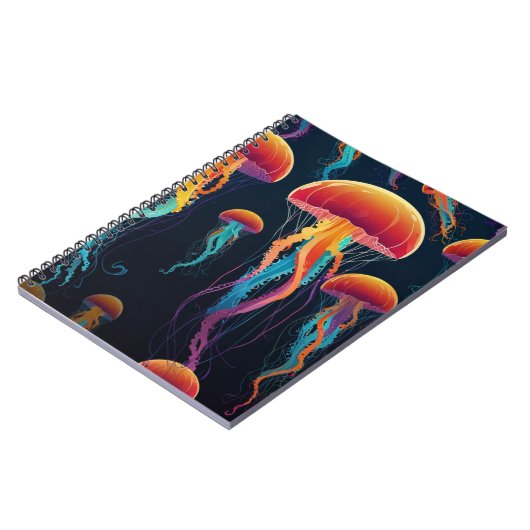 Notitieboek met uniek kleurrijk Pebble design (Linkerzijde)