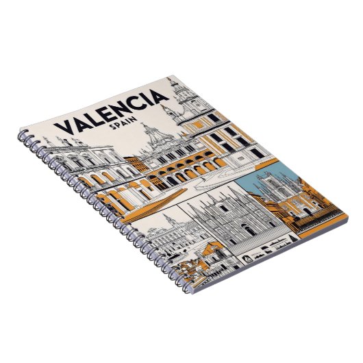 Notitieboek met Valencia Architectuur (Rechterzijde)
