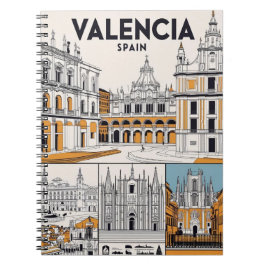Notitieboek met Valencia Architectuur