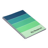 Notitieboek met  verloop ontwerp (Rechterzijde)