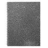 Notitieboek met vervormd puntpatroon (Voorkant)