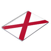 Notitieboek met vlag van Alabama (Linkerzijde)