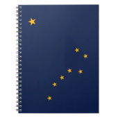 Notitieboek met vlag van Alaska (Voorkant)