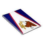 Notitieboek met vlag van Amerikaans-Samoa (Rechterzijde)