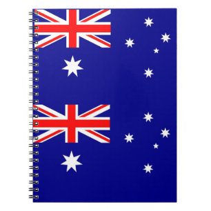Notitieboek met vlag van Australië