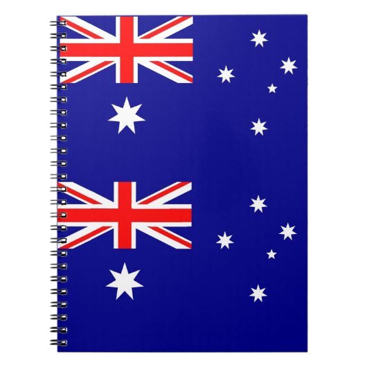 Notitieboek met vlag van Australië (Voorkant)