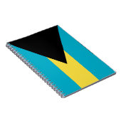 Notitieboek met vlag van Bahama's (Rechterzijde)
