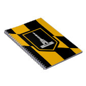Notitieboek met vlag van Baltimore City (Rechterzijde)
