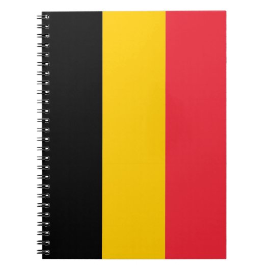 Notitieboek met vlag van België (Voorkant)