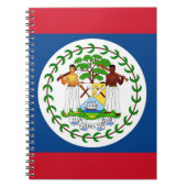 Notitieboek met vlag van Belize (Voorkant)