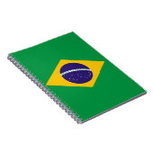 Notitieboek met vlag van Brazilië (Rechterzijde)