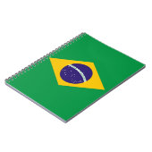 Notitieboek met vlag van Brazilië (Linkerzijde)