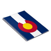 Notitieboek met vlag van Colorado State (Rechterzijde)