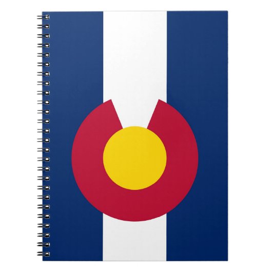 Notitieboek met vlag van Colorado State (Voorkant)