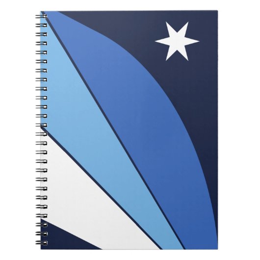 Notitieboek met vlag van Columbia, SC (Voorkant)