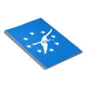 Notitieboek met vlag van Corpus Christi City (Rechterzijde)