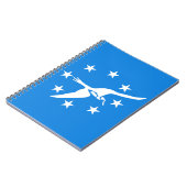 Notitieboek met vlag van Corpus Christi City (Linkerzijde)