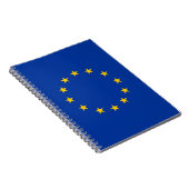 Notitieboek met vlag van de EU (Rechterzijde)