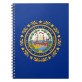 Notitieboek met vlag van de staat New Hampshire (Voorkant)