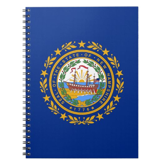 Notitieboek met vlag van de staat New Hampshire (Voorkant)