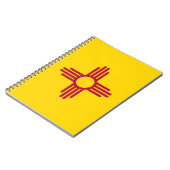 Notitieboek met vlag van de staat New Mexico (Linkerzijde)