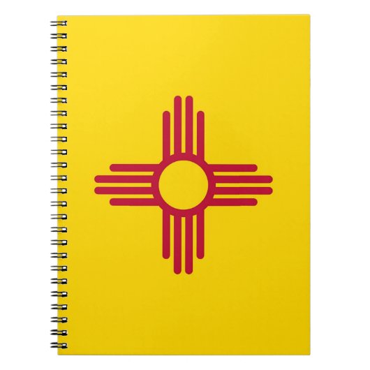 Notitieboek met vlag van de staat New Mexico (Voorkant)