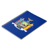 Notitieboek met vlag van de staat New York (Linkerzijde)