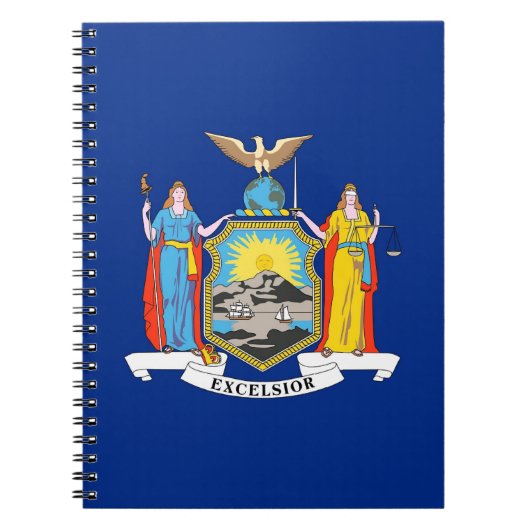 Notitieboek met vlag van de staat New York (Voorkant)