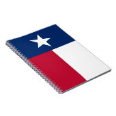 Notitieboek met vlag van de staat Texas (Rechterzijde)