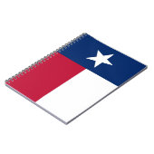 Notitieboek met vlag van de staat Texas (Linkerzijde)