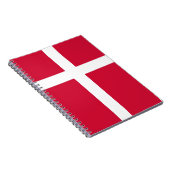 Notitieboek met vlag van Denemarken (Rechterzijde)
