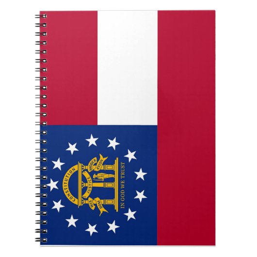 Notitieboek met vlag van Georgië (Voorkant)