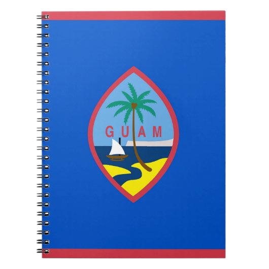 Notitieboek met vlag van Guam (Voorkant)