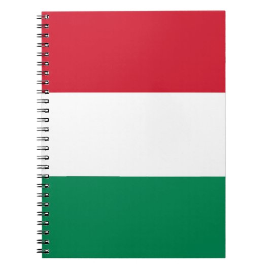 Notitieboek met vlag van Hongarije (Voorkant)