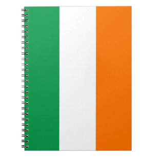 Notitieboek met vlag van Ierland