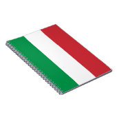 Notitieboek met vlag van Italië (Rechterzijde)