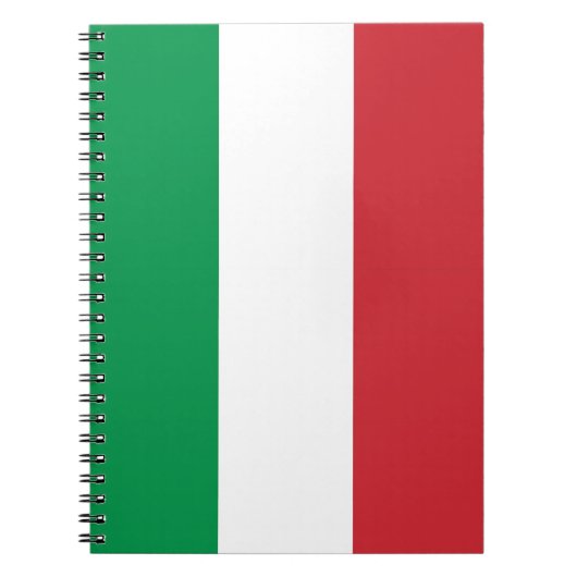 Notitieboek met vlag van Italië (Voorkant)
