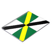 Notitieboek met vlag van Monterey City (Linkerzijde)