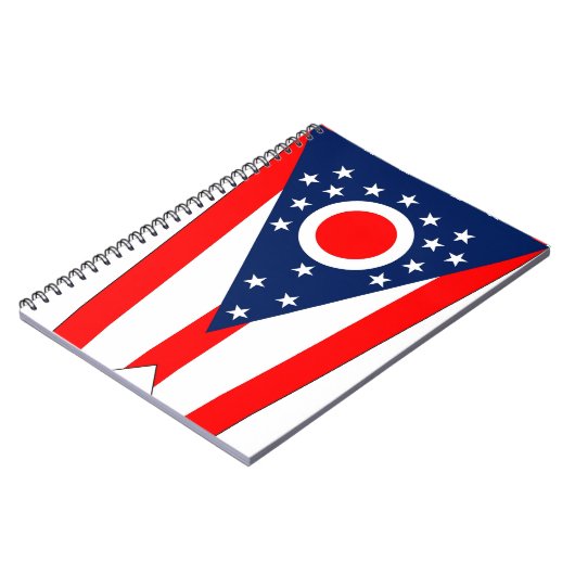 Notitieboek met vlag van Ohio State (Linkerzijde)