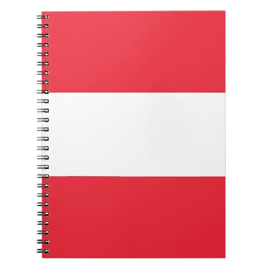 Notitieboek met vlag van Oostenrijk (Voorkant)