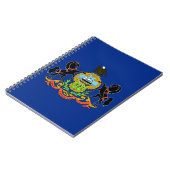 Notitieboek met vlag van Pennsylvania (Linkerzijde)