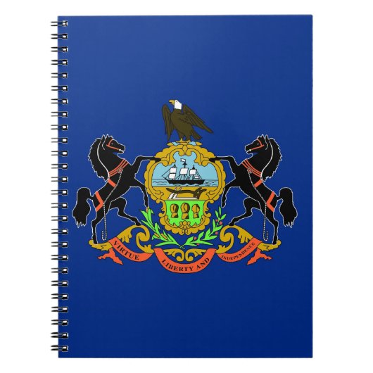 Notitieboek met vlag van Pennsylvania (Voorkant)