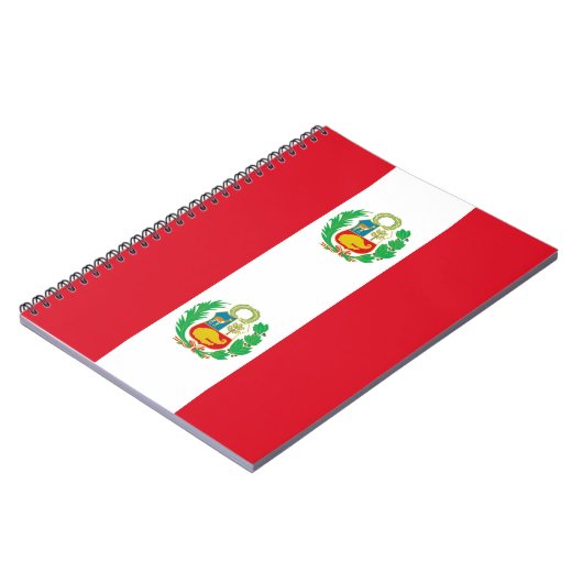 Notitieboek met vlag van Peru (Linkerzijde)